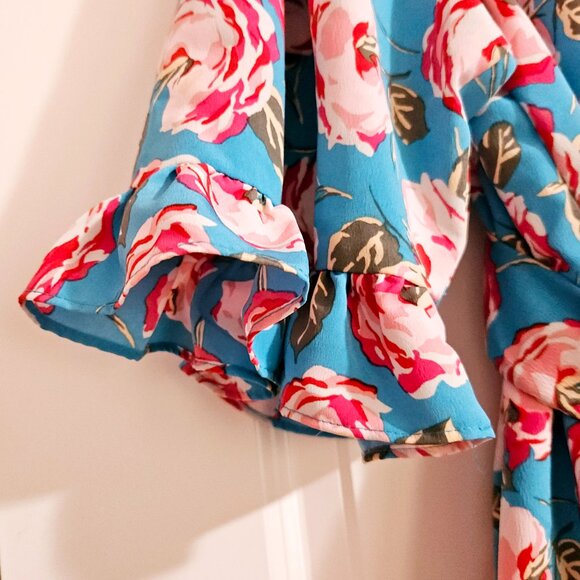 Betsey Johnson Floral Rose Dress - Picture 7 of 8